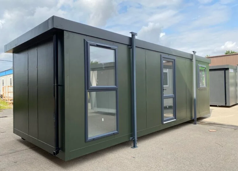 Cabine Jackleg de 24 pieds x 10 pieds (cabine de chantier).